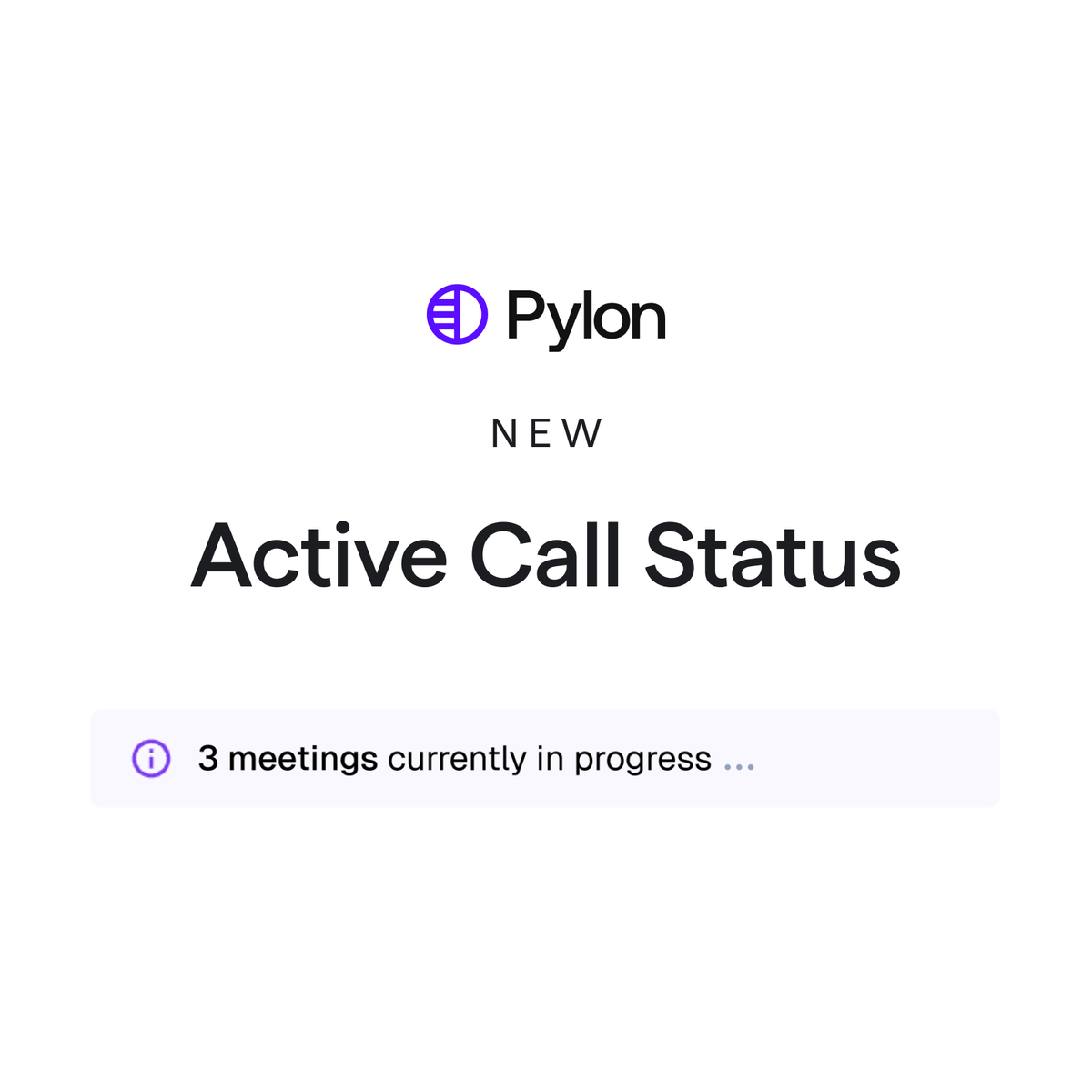 NEW: Active Call Status

You'll now see when there's an account call happening at the top of any issue 🧵