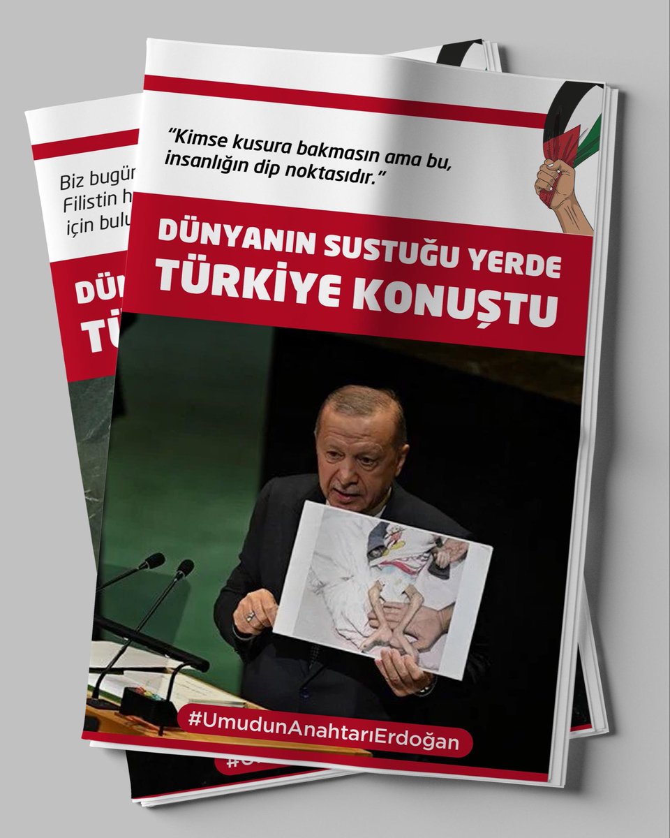 Dünyanın sustuğu yerde Türkiye konuştu 🇹🇷 
#UmudunAnahtarıErdoğan