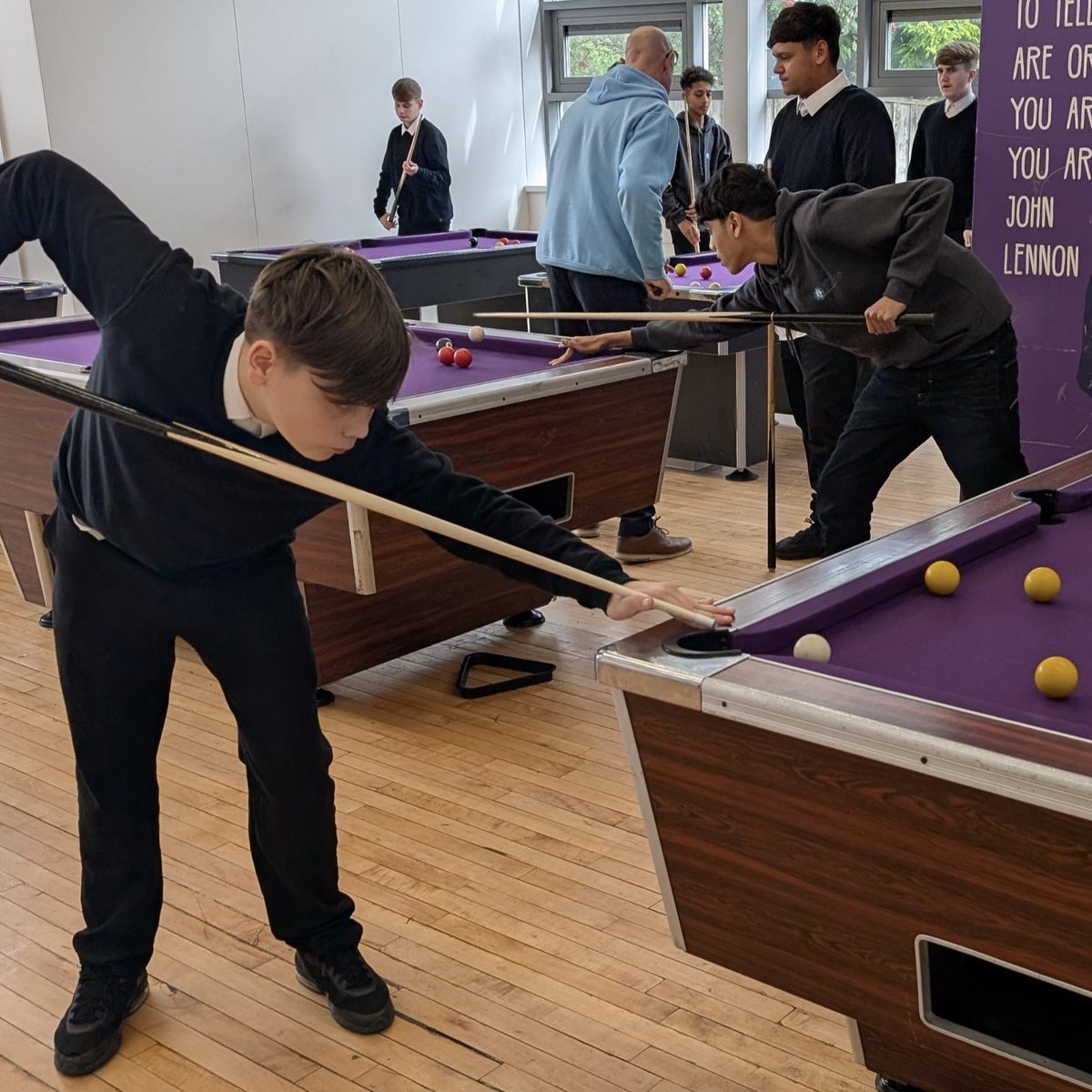 ap_whitley's tweet image. Really good afternoon hosting pupils from Bradford AP Academy for a pool tournament; a 10-2 win for Whitley and some great sportsmanship on show. ⁦@ImpactMAT⁩