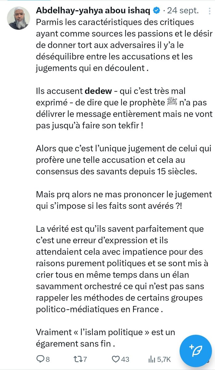 styladvisor's tweet photo. Le shaykh wasiullah al Abbas a clairement dit : s'il croit en cette parole il mérite d'être exécuté car il a mécru aux versets et ahadiths...

https://t.co/7Uuu8GTHfr

@ishaq_abou https://t.co/xdJW2ecFec