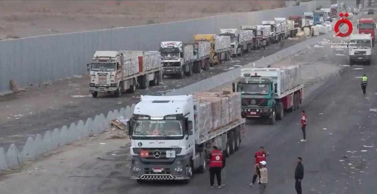 بعد أن أخذ الإذن من أسياده
السيسي يُفرج عن المساعدات الإنسانية الدولية لقطاع غزة