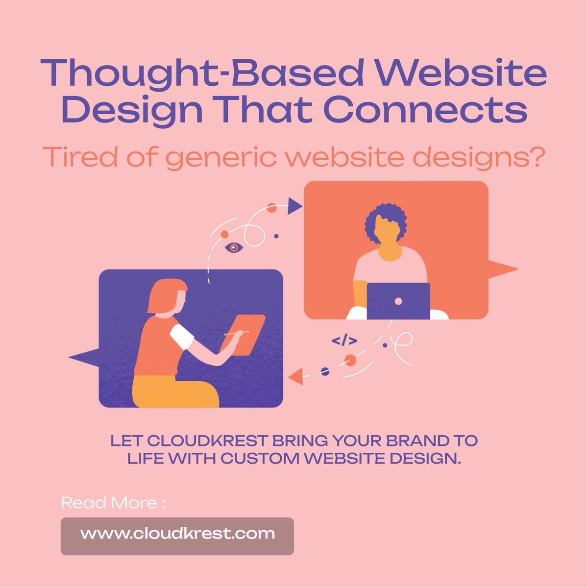 cloudkrest's tweet image. 🚫 We don’t do cookie-cutter. Every site is custom-built to match your vision, voice, and goals. 🎨✨ Thought-based website design that works for you — not the other way around. 💻💡

Learn more: rfr.bz/tb525e4

#CustomWebDesign #UniqueWebsites #CloudKrest