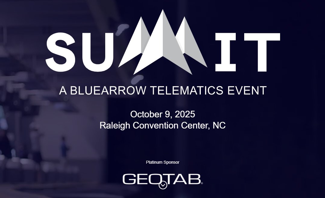 We’re proud to be partnering with BlueArrow Telematics at the 2025 BlueArrow Summit Conference today at the Raleigh Convention Center in North Carolina!

With over 200 industry professionals expected, the Summit is a fantastic opportunity to explore how leading telematics