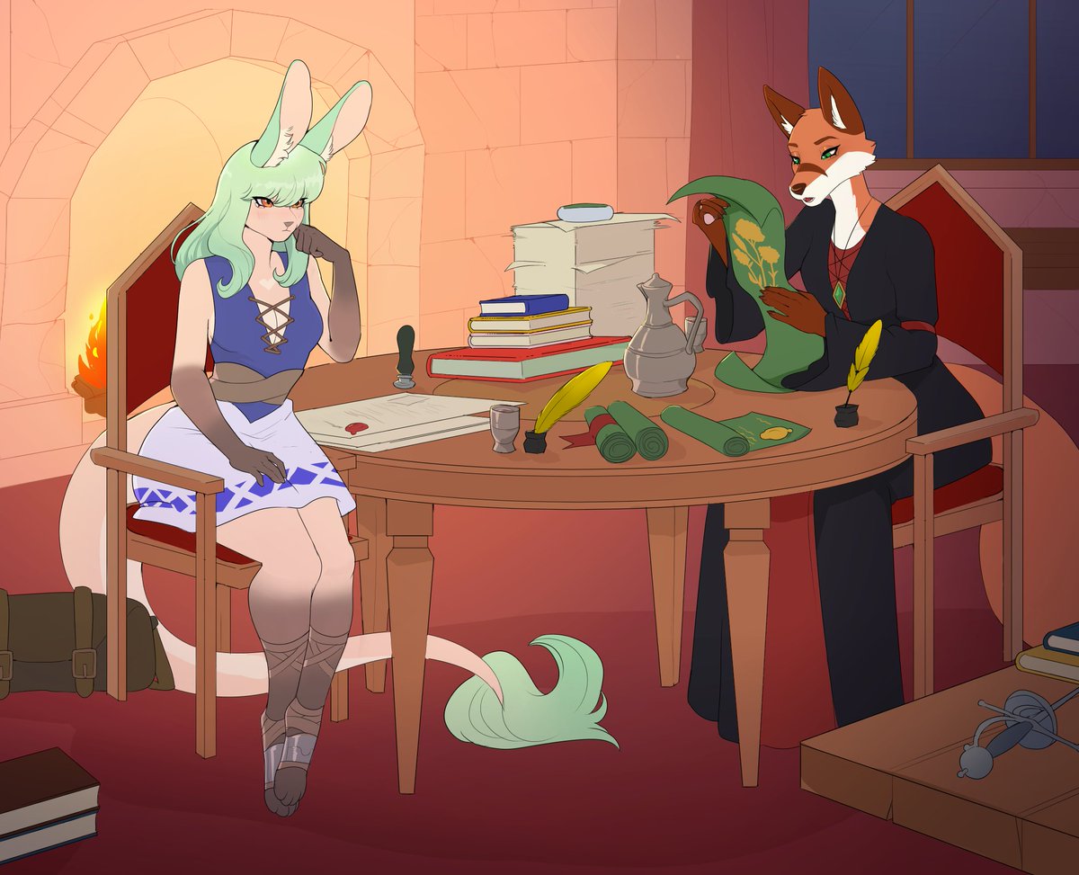 Second Raffle Prize is ready~ 👑

Title: A Diplomatic Tea
Link: furaffinity.net/view/62572349/
Art by © DocFurPanic
Miri is © Pandoji's OC
Silva Vernalis is mine © Prince_Borgon
#raffle_prize

🏰 Discord Server: discord.gg/JeTsjRbVmK 🏰