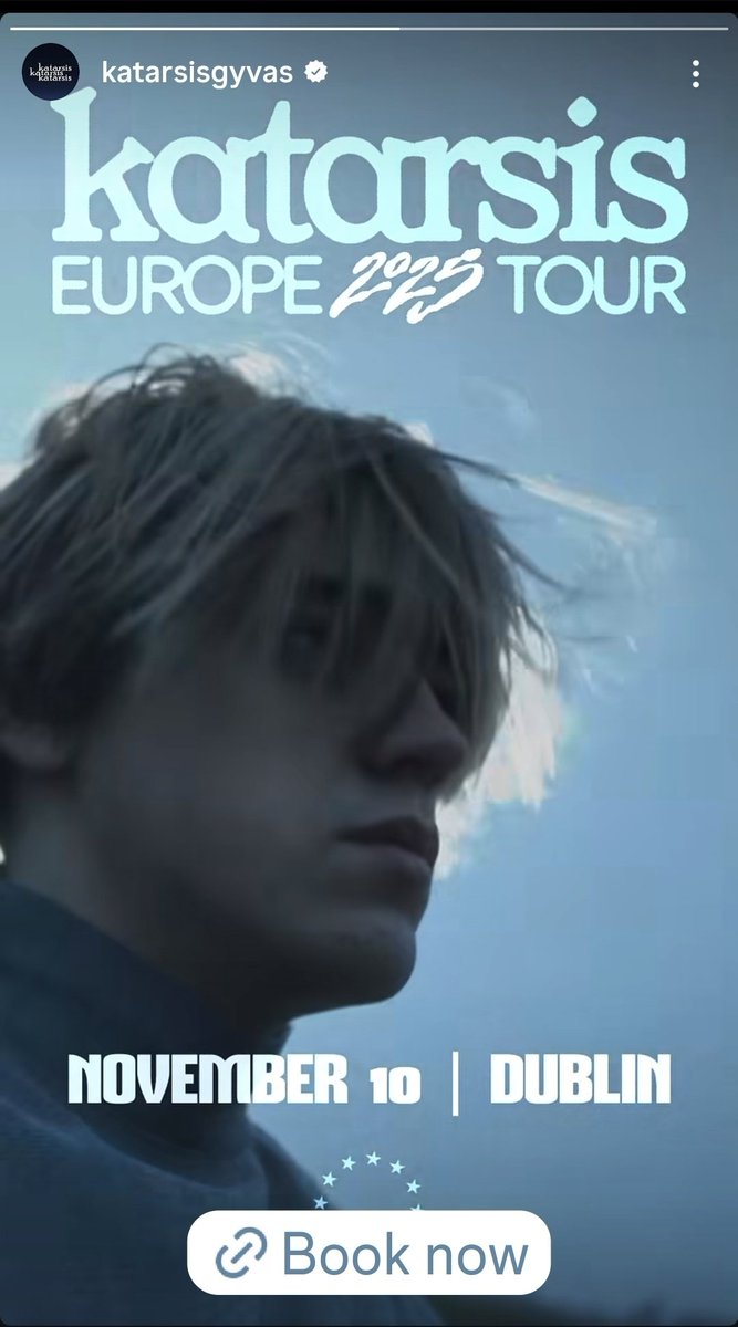 Instagram giving me an ad for Katarsis' concert in Dublin despite already having a ticket, they know me so well 🖤🖤🖤