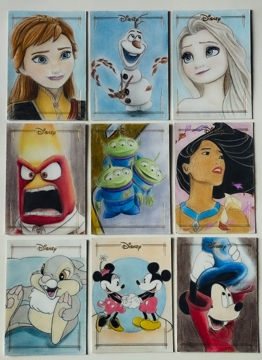Mathildefrench's tweet image. So happy to share my work for the Topps Disney Chrome set!
This project was truly special to me ✨ #disney #toppschrome #toppsdisney