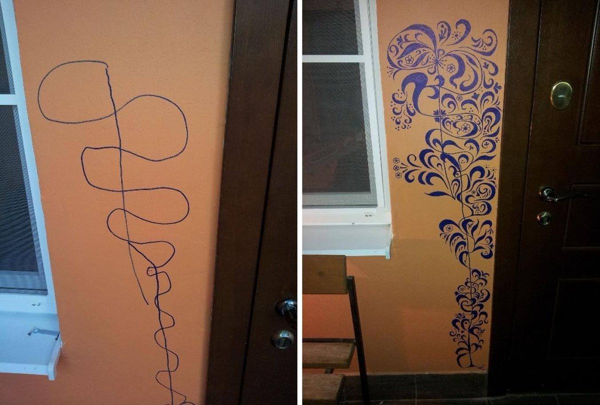 PostinClips's tweet image. This is what happens when a creative kid has a creative mum.