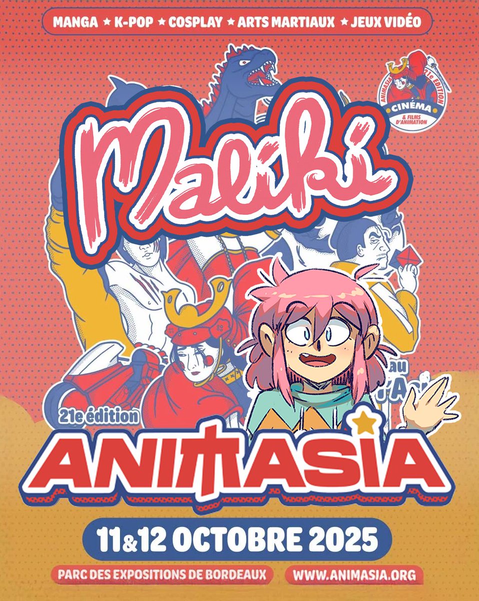Je serai présente les 11 et 12 octobre au festival Animasia à Bordeaux, ne ratez pas cette occasion de venir récupérer une dédicace !