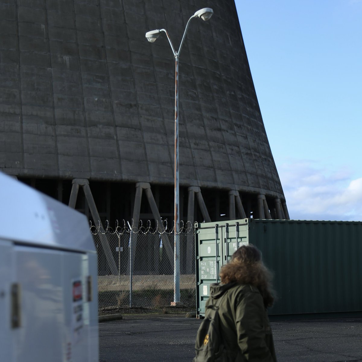 Projectgodless's tweet photo. We were out at the decommissioned Rancho Saco nuclear plant when I took this. Its one of my favorites of Mae https://t.co/gQFufr4xki