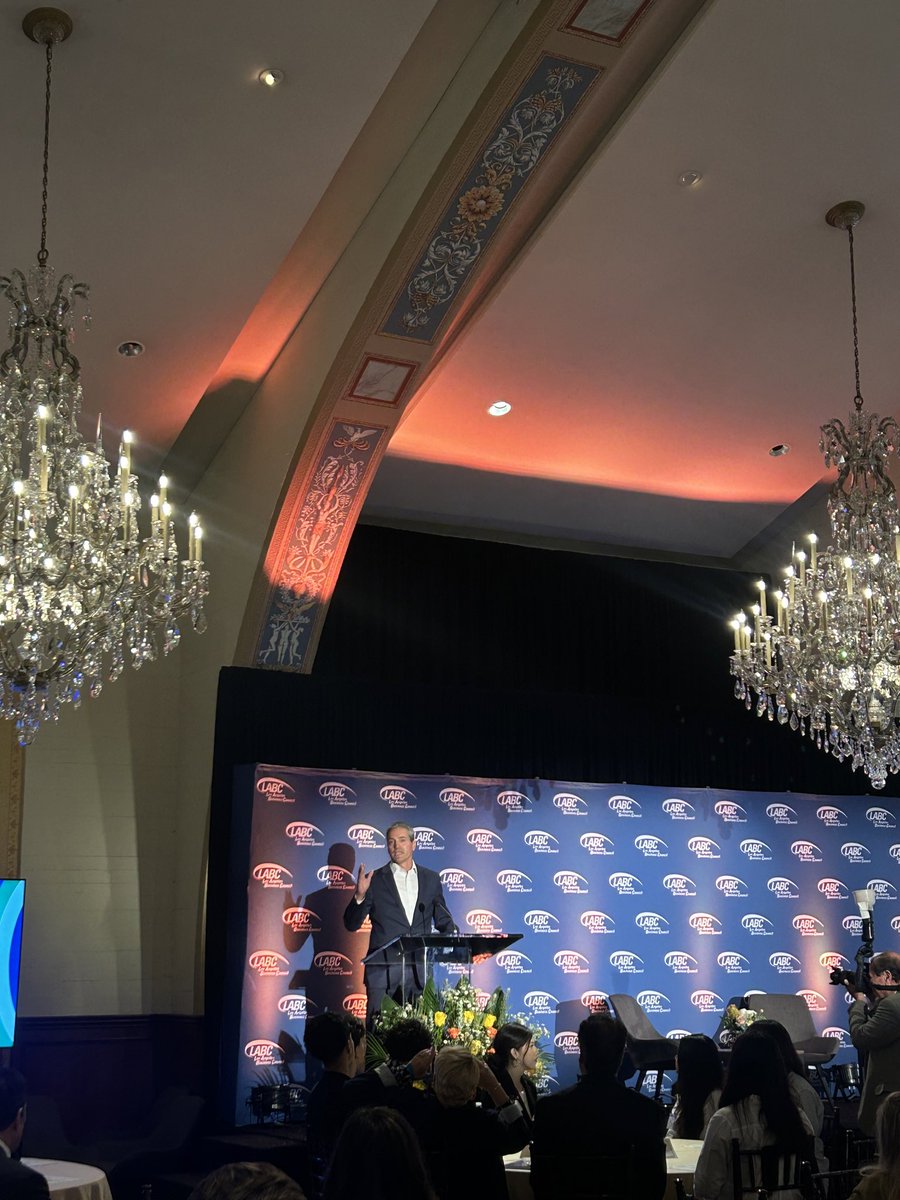 Up next, Secretary <a href="/WadeCrowfoot/">Wade Crowfoot</a> is delivering a keynote at the #LABCSustainabilitySummit. 

As leader of the <a href="/CalNatResources/">California Natural Resources Agency</a> he oversees efforts to safeguard CA's water, land, and natural resources in the face of climate change. 

Tune in: labusinesscouncil.org/2025-sustainab…