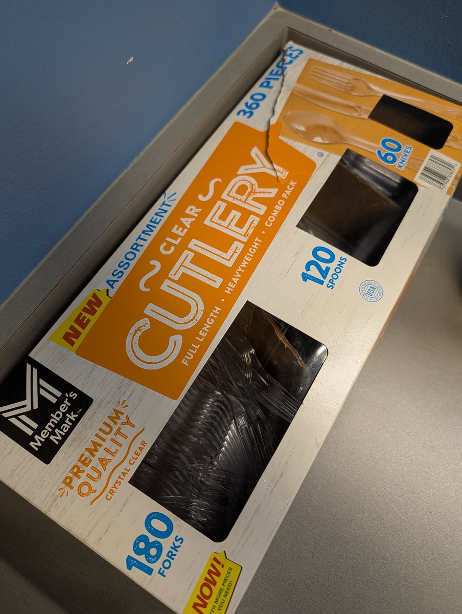 I don't think there is any difference in this assortment than the previous assortment of forks, knives, and spoons?! The quantities of each is different but the assortment is still the same. #wordsmatter