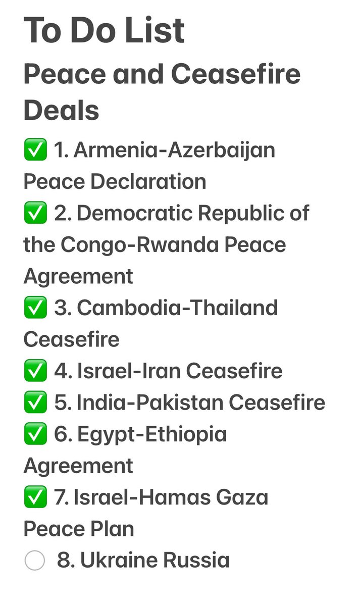 JenCommon's tweet image. President Trump is really knocking out his To Do List. 📋 
One more to go