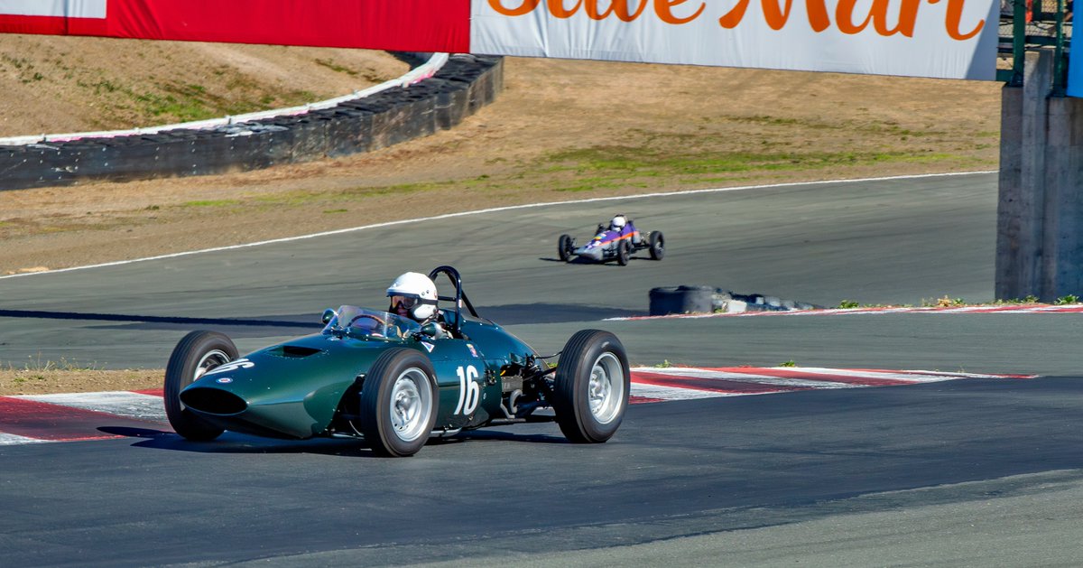 EB_Bob's tweet image. Some on-track favorites from the Classic Sports Racing Group's Oct. 5, 2025 Sears Point Challenge:

Porsche 997 GT3 (2009)
BRM P57 F1 car (1961) (so tiny!)
Alfa Romeo Giulietta Spider (1956)
@RaceSonoma