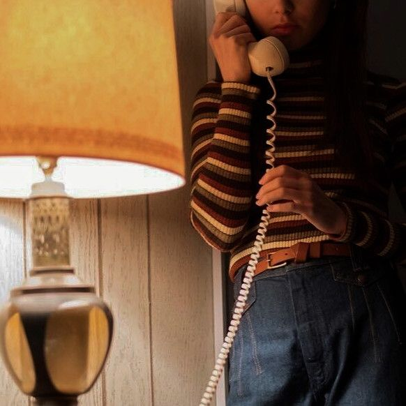 Remember when you were leaning against the wall playing with the telephone cord while talking on the phone?