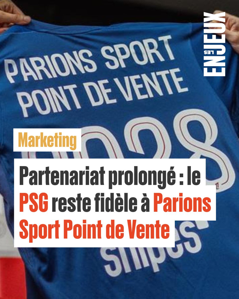 les_enjeux's tweet image. ⚽ Le PSG et ParionsSport Point de Vente prolongent leur partenariat jusqu’en 2028 !
Un accord centré sur le réseau physique, avec animations, Fan Zones et expériences immersives pour les supporters.

🔗 Lire l’article : les-enjeux.com/2025/09/16/psg…
#PSG #ParionsSport #FDJUnited