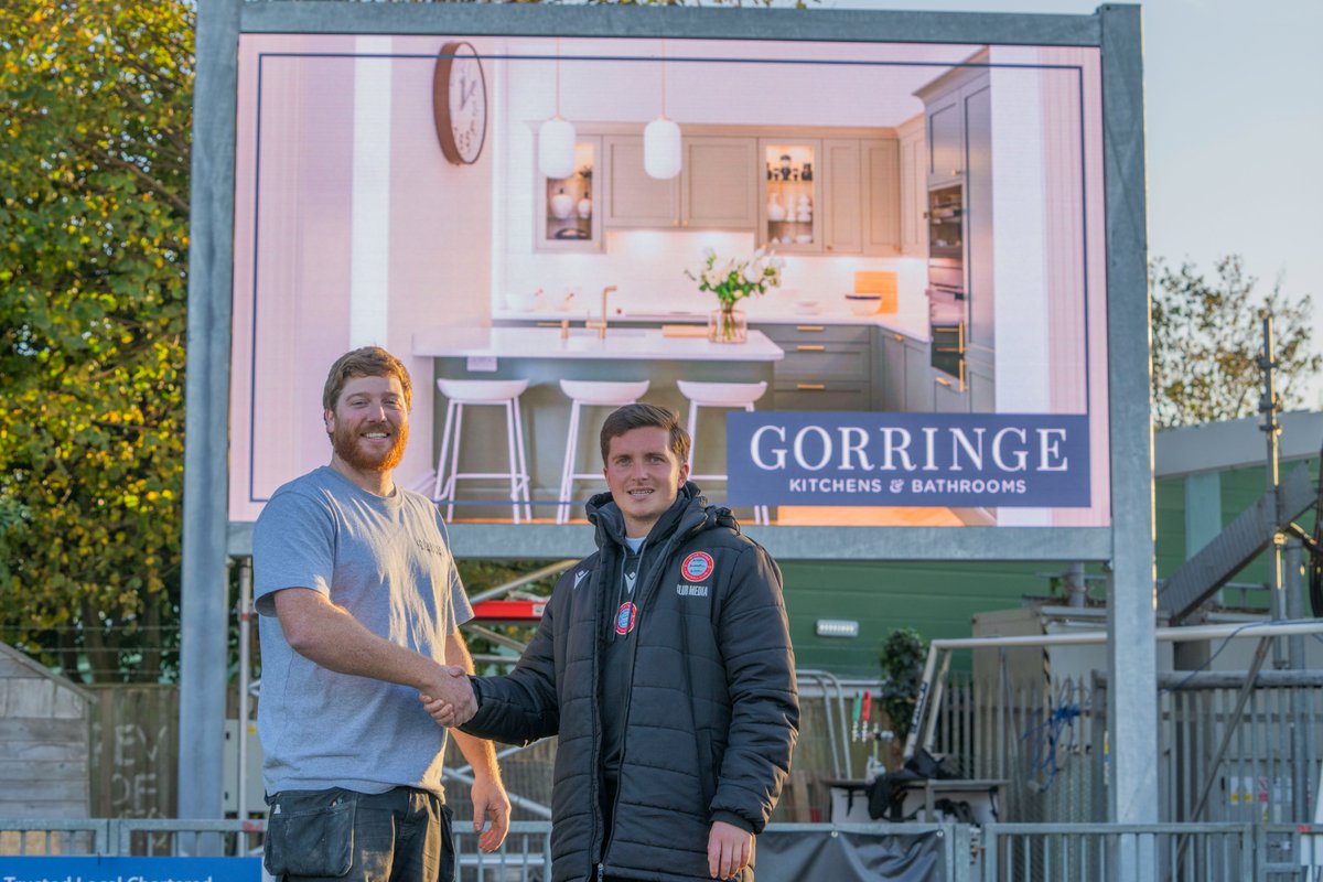 WorthingFC's tweet image. 📺We&apos;re proud to present our brand new Scoreboard, sponsored by Gorringe Kitchens &amp;amp; Bathrooms!