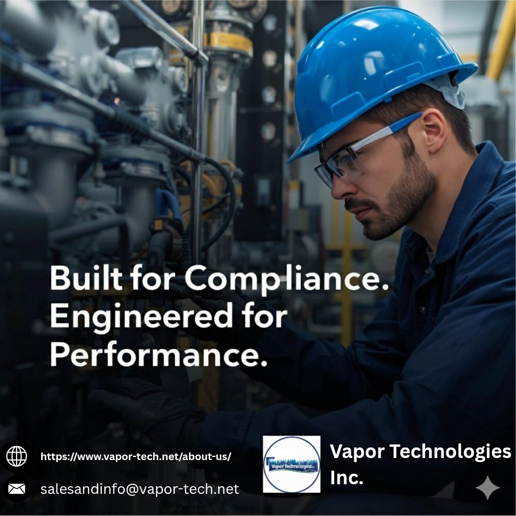 vaportechnet's tweet photo. Precision. Compliance. Performance.
At Vapor Technologies Inc., we don’t just meet industry standards — we engineer beyond them.
#EngineeringExcellence #IndustrialInnovation #VaporTechnologies #ComplianceDriven #PerformanceFocused #ProcessEngineering #vaporTech https://t.co/HYT69QaM5J
