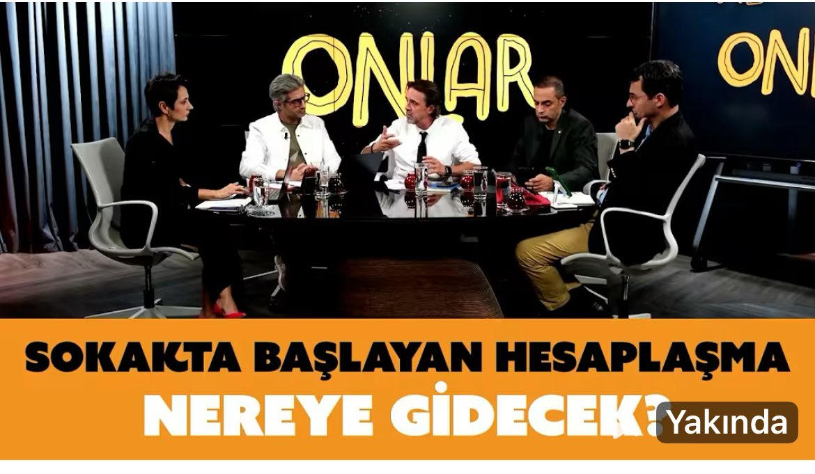 Onlar yayını başlıyor. Bekleriz. 
Sokakta başlayan hesaplaşma nereye gidecek? | Canlı Yayın | 09 Ekim Perş... youtube.com/live/TiP_COmrI… <a href="/YouTube/">YouTube</a> aracılığıyla