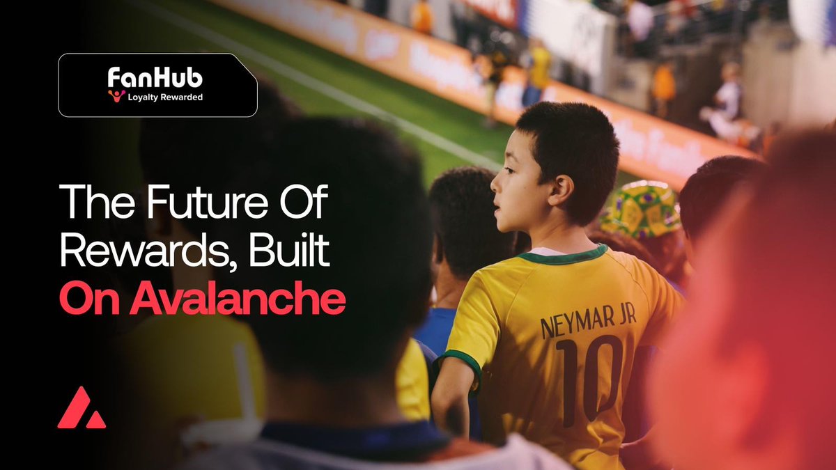 avax's tweet image. Fan experiences, powered by Avalanche.

@FanHub is an app that helps teams give back to their fans. Users earn real rewards when they check-in to games, drop lineup predictions, or share stats. All on its own Avalanche L1.

Avalanche will tokenize everything, even fan loyalty.🔺