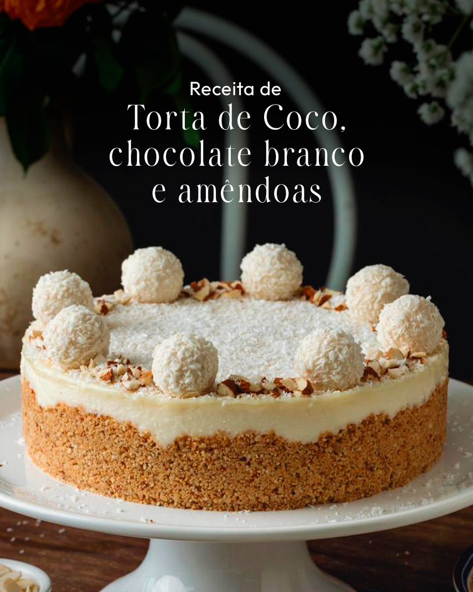 Camicado's tweet image. Irresistível é pouco! 😍
Essa torta de coco, chocolate branco e amêndoas da Ana Berghahn está demais!
Vem ver os utensílios que ela usou: is.gd/c7gkB2