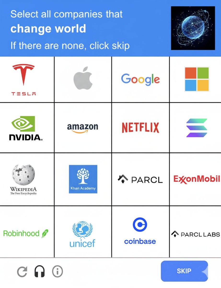 Parcl's tweet image. these captchas are getting crazy