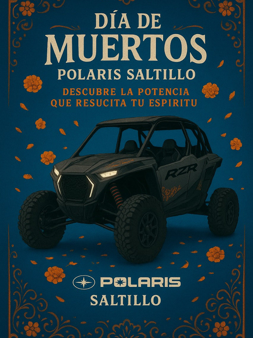 polaris_ra37688's tweet image. 💀 RZR PRO S 4 ULTIMATE – EDICIÓN CALAVERA 💀
🔥 Estrénalo a 24 meses, 50% de enganche y tasa del 1.9%
⚡ Potencia, tradición y estilo en una sola máquina.

📞 Raúl Pérez – 81 1531 5979
#RZR #EdicionCalavera #PolarisMexico #OffRoad #RidePolaris