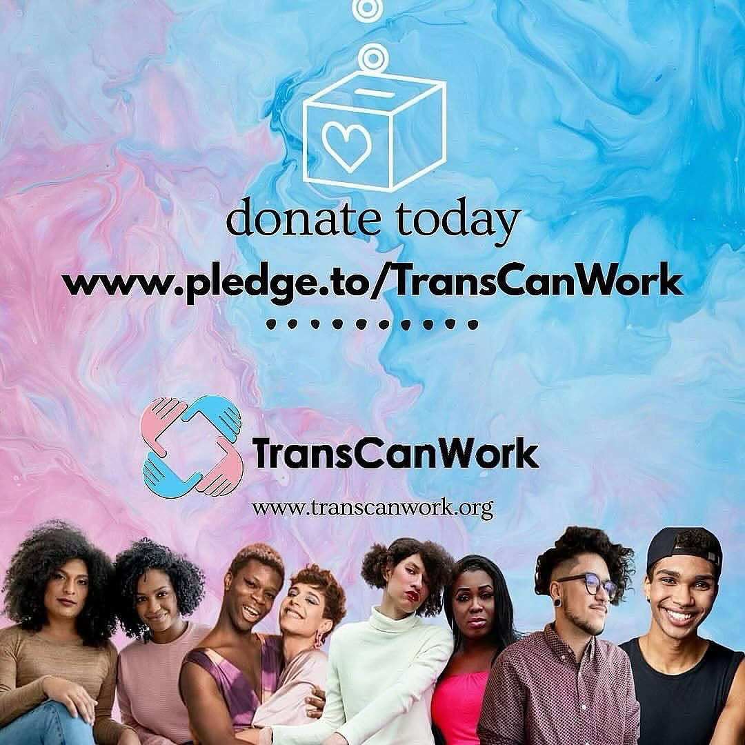 TransCanWork's tweet image. Your support keeps #TransCanWork’s doors open so we can provide the trans community with jobs &amp;amp; other valuable resources. Please consider donating:

pledge.to/TransCanWork 🏳️‍⚧️