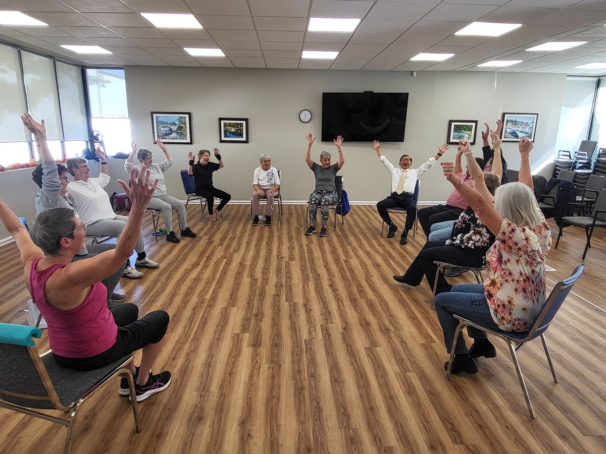 RaymondChoPC's tweet image. Active, happy, and healthy is what it’s all about at the Active Lifestyles Centre Grey-Bruce. 

Thank you @paulvickersmpp  for hosting me on a tour of your beautiful riding and showing me some of the most joyful #seniors in Ontario. 

Owen Sound has a champion for seniors!