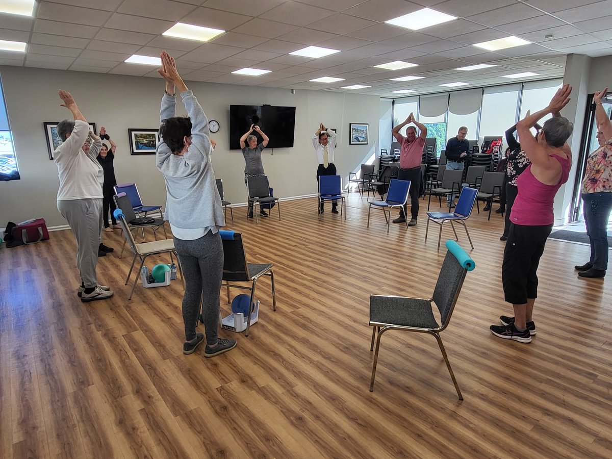 RaymondChoPC's tweet image. Active, happy, and healthy is what it’s all about at the Active Lifestyles Centre Grey-Bruce. 

Thank you @paulvickersmpp  for hosting me on a tour of your beautiful riding and showing me some of the most joyful #seniors in Ontario. 

Owen Sound has a champion for seniors!