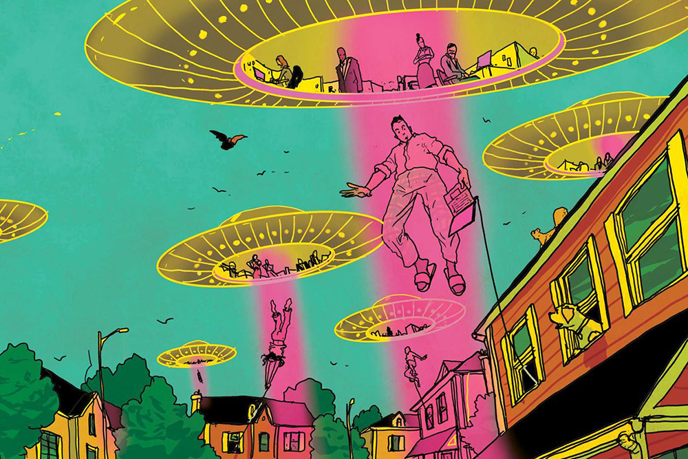 Remote work, esp hybrid models, is worth the effort. CEOs may argue return-to-office mandates improve productivity, but data from 137 S&amp;P 500 co's showed declines in employee satisfaction w/no meaningful effect on financial performance or market value. bit.ly/3VU6kvv