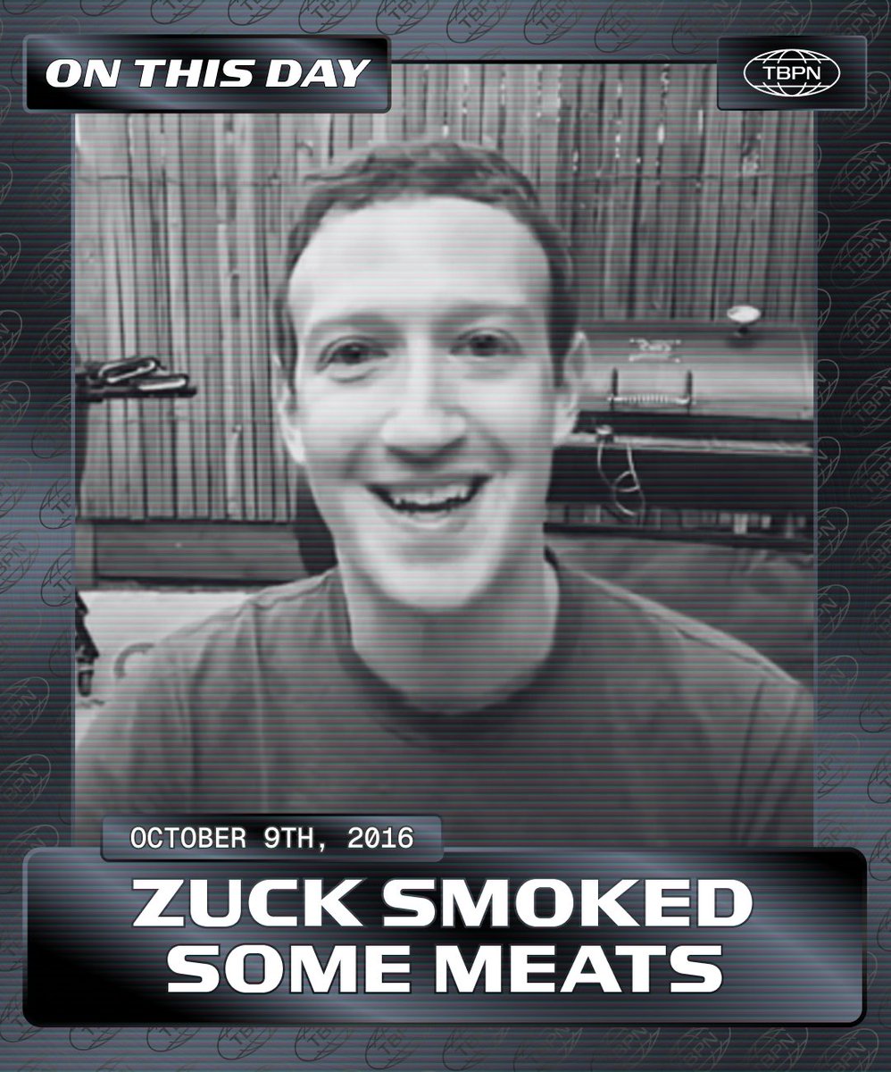 Nine years ago today, Mark Zuckerberg went live on Facebook and smoked a brisket in his backyard.