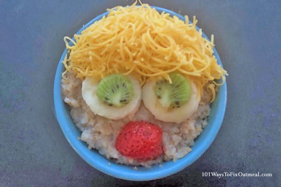 "L'Oreal ... because you're worth it." Oatmeal knows that. Goldilocks Oatmeal.