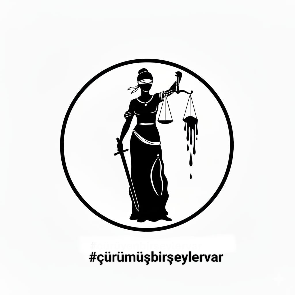 Bu görselin altına yazılacak çok şey var ama bu kez yazmayacağız. 
Sizler yorumlarda #çürüyenbirşeylervar etiketiyle düşüncelerinizi paylaşabilirsiniz. 

#çürümüşbirşeylervar 
#adalet 
#hukuk 
#themis 
@tip.istanbul