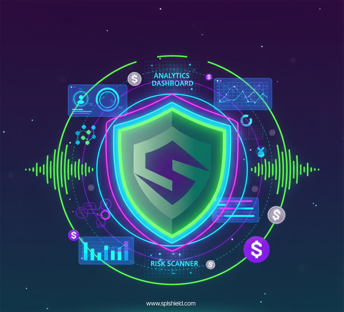 splshield's tweet image. SPL Shield is a three-layer framework: Risk Scanner, Analytics Dashboard, and Community Tools. $TDL ties them all together. The entire future of Solana security starts at $0.002. 

#EcosystemDefense #SecurityFirst #Crypto