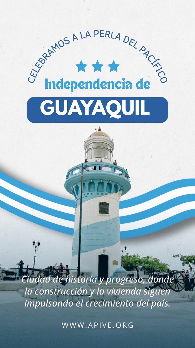 Hoy conmemoramos la independencia de Guayaquil, una ciudad que sigue siendo motor de desarrollo, inversión y vivienda en Ecuador.

#IndependenciaDeGuayaquil #9DeOctubre