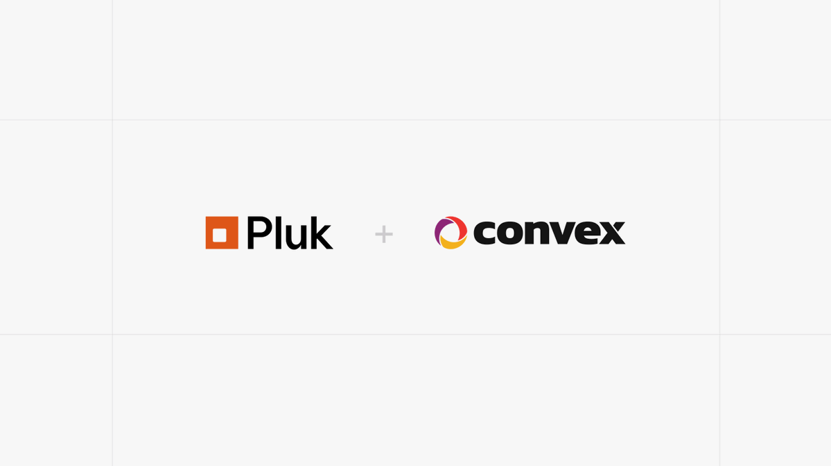 Today we’re excited to announce that we’ve just added @convex_dev as one of our cloud partner integrations!🚀

Convex is now seamlessly integrated into Pluk, allowing users to connect their Convex projects in just a few clicks and start exploring the data in realtime.