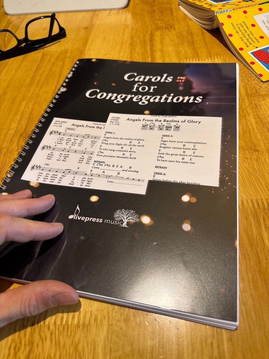 Doesn't it look lovely...? I'm enjoying thumbing through my proof copy, but I'd love to get some more printed and sent out to any worship teams this might benefit! If you want to get your hands on a lovely hard copy, the project NEEDS your pre-orders! kickstarter.com/projects/benda…