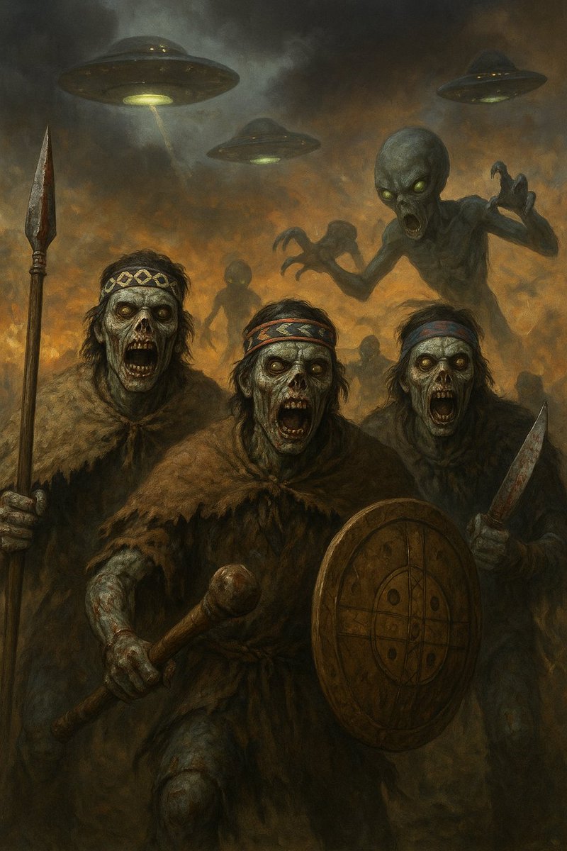 tevitotv's tweet photo. La solución para combatir a los alienígenas que vien en el 3IA : Mapuches Zombies. https://t.co/QcJg4sGhPy