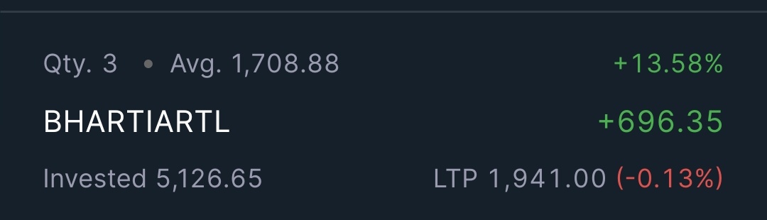 SHIVAM_012_'s tweet photo. I have 3 airtel shares and gain 14% return. Logically I am the owner of this company.
0.00000000043980973038%
Still I need to pay for a postpaid bill? 😭

@airtelindia @Airtel_Presence @airtelnews @bhartiairtelfdn @airtelbank https://t.co/uDoaZkJFla
