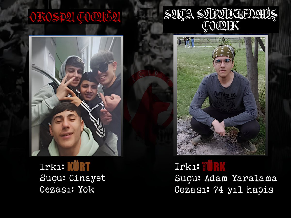 Arda suça sürüklenmiş bir çocuktur ve bir yanlış yapmıştır. Ancak kendisi cinayet işlememiş, adam yaralamıştır. Minguzzi'nin katilleri serbest bırakılırken Arda'nın 74 yıl alması hiç adil değildir. Eğer Arda kürt olsaydı şuan serbestti. Madem onlar serbest, Arda'yı da bırakın!
