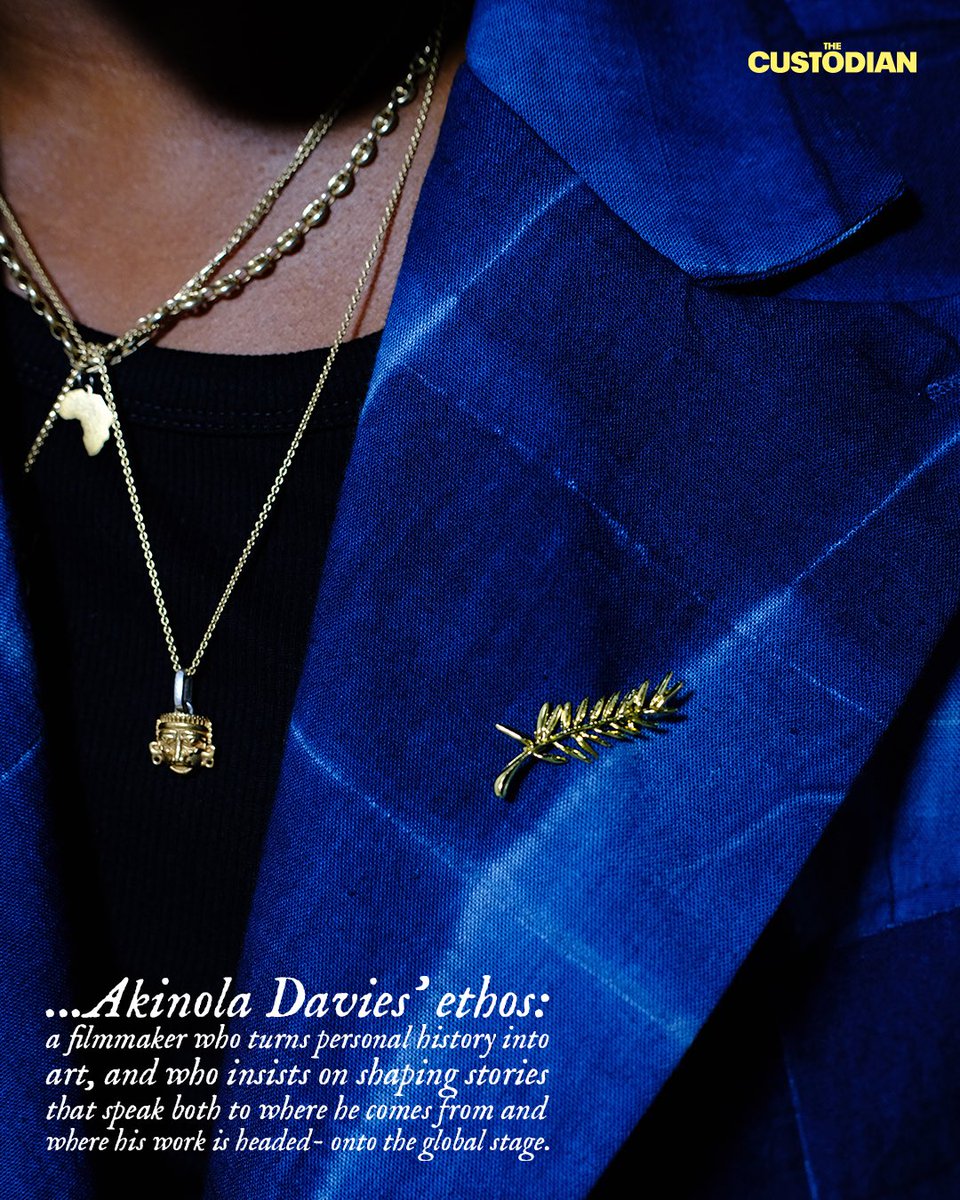 tweetedbyCC's tweet image. Akinola Davies Jr, Does Not Need Your Permission.
From grief to creation, from Lagos to Cannes — the filmmaker covers Flavors of Youth, the debut print issue of The Custodian, chronicling Nigerian youth culture.
Order your copy now: linktr.ee/CultureCustodi…