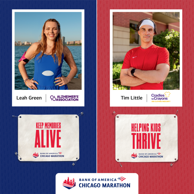 Inspired to see so many <a href="/BankofAmerica/">Bank of America</a> teammates take on the Bank of America <a href="/ChiMarathon/">Chicago Marathon</a> for great causes. Cheering on Tim, Leah and everyone running for incredible organizations like <a href="/C2CChicago/">Cradles to Crayons Chicago</a> and the <a href="/alzassociation/">Alzheimer's Association</a>. You got this! #ChicagoMarathon bit.ly/4q8awFU
