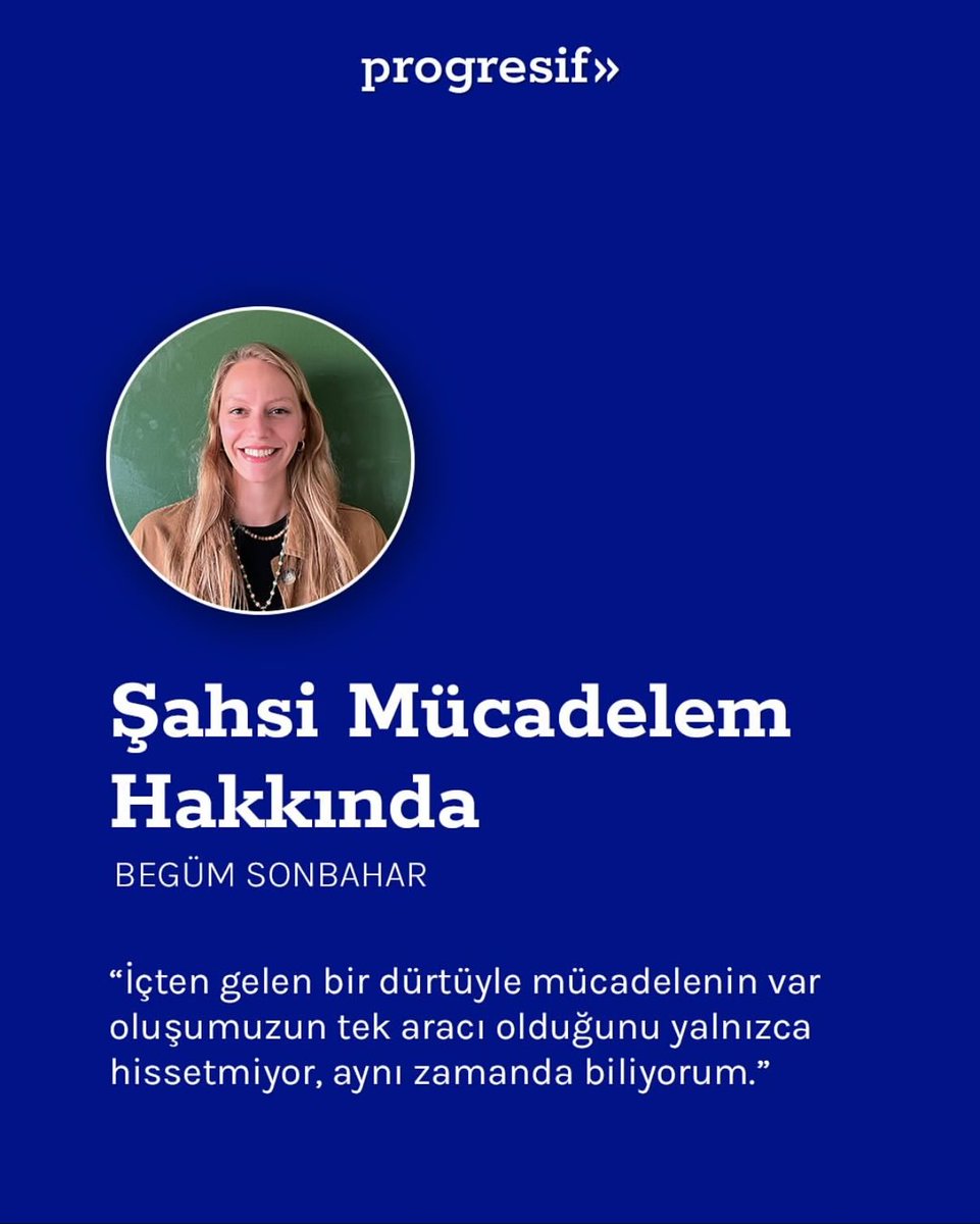 progresiftr's tweet image. “Ne olursa olsun, işimizden gücümüzden; yaşımızdan ya da kimliğimizi oluşturan diğer tüm unsurlardan bağımsız olarak mücadelesiz bir var oluş biçimi bilmiyorum.” @BegumSonbahar
progresiftr.com/2025/09/28/sah…