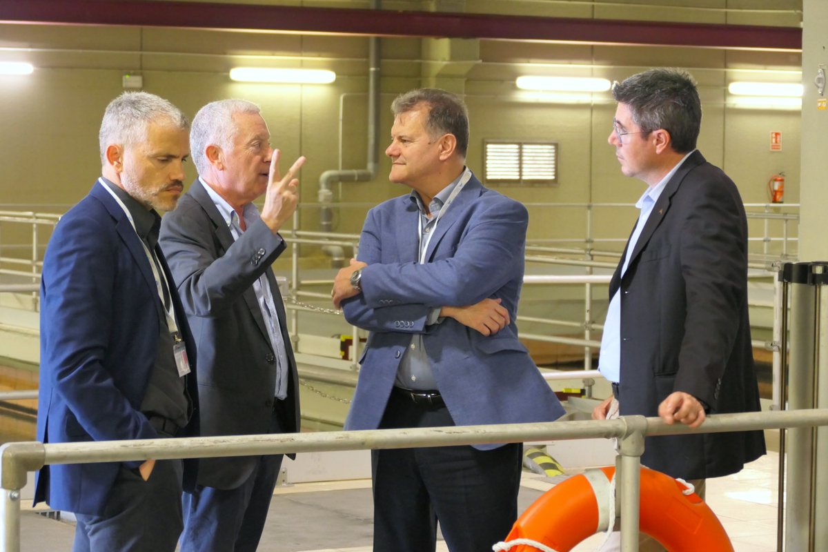 .<a href="/ArmenterJosep/">Josep Lluís Armenter Ferrando</a>, director <a href="/aigua_cat/">ACA</a> i <a href="/dmerono/">Daniel Meroño</a>, gerent, avui reunió de treball amb els responsables <a href="/consorciaigues/">Consorci d'Aigües de Tarragona</a> 💧#Tarragona per parlar de projectes futurs i aprofundir en el coneixement de la seva gestió.