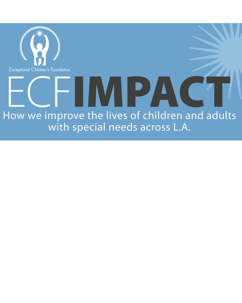 Check out the October issue of ECF IMPACT! See how our programs are impacting children and adults challenged with special needs and conta.cc/4nxYxzA
#ECFImpact #specialneeds #neurodiversity #ConnectwithECF