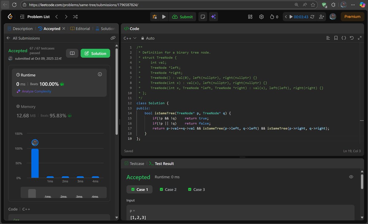 twt_Kunal's tweet photo. #DAY_82
Day 82/90   
✅Done one more question in binary tree.

#LeetCode #BuildInPublic #DevJourney #90DaysOfCode https://t.co/oanmzTbxT5