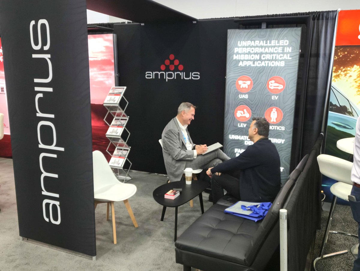 AmpriusInc's tweet image. The Amprius team had a blast at @thebatteryshow and Electric and Hybrid Vehicle Technology Expo this week in Detroit!🔋

Thank you to everyone who stopped by our booth to say hello and meet the team. We look forward to participating again next year!

$AMPX #EV #batterytech