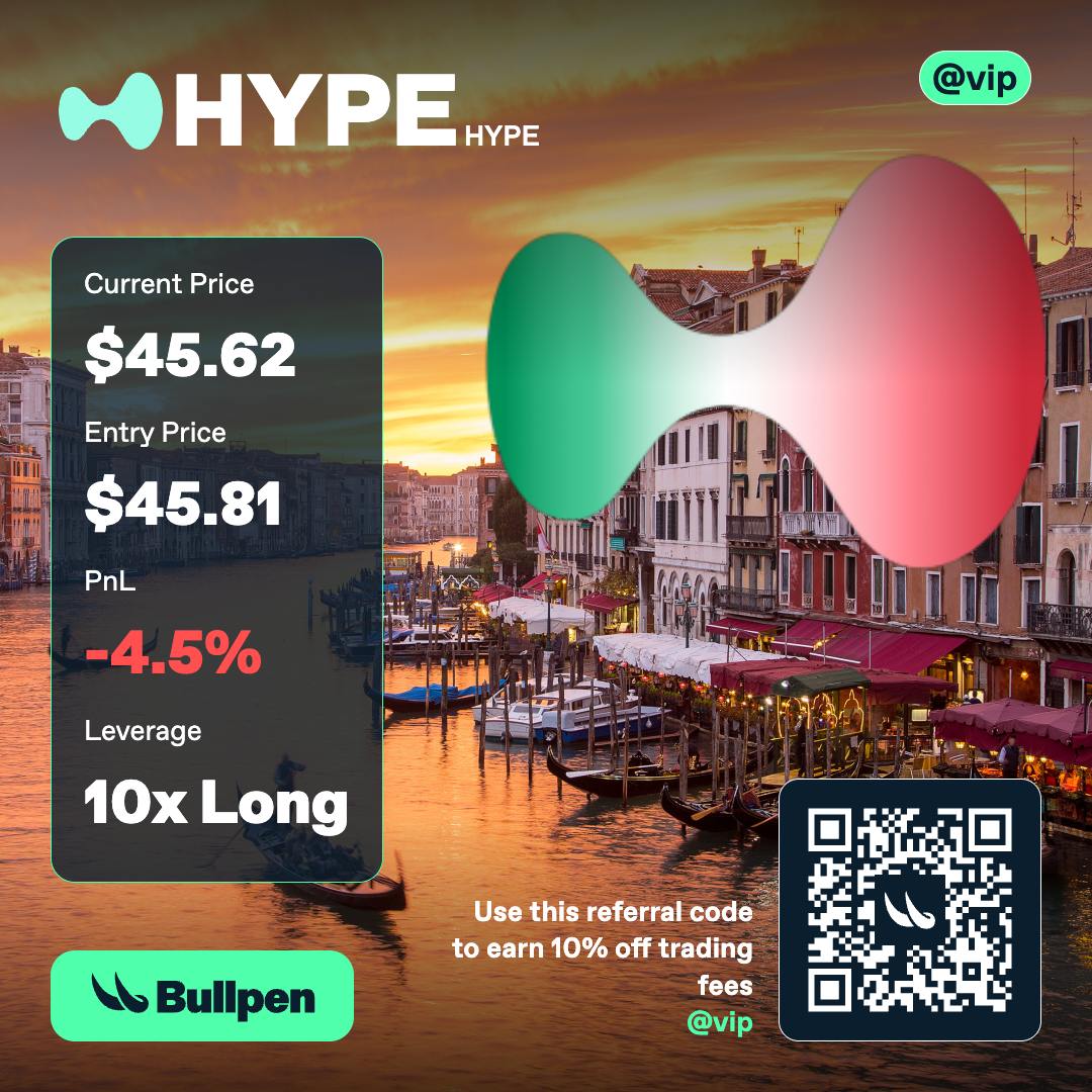 The Hyperliquid ecosystem continues to grow, and we’re also continuing to build collaborations with new projects. 
Bullpen just kicked off a new trading competition, and We’re proud to join as community partners.
Use our personalized card and show us your PNL