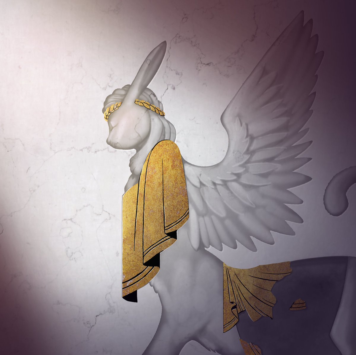 AUctober Day 9: Mythology! 🏛️ 
If your OC existed throughout ancient mythos, what would their legend be? How would their story manifest over centuries? What parts are truth, and what are poetic flourishes added over countless retellings?

#AUctober #AngelHare