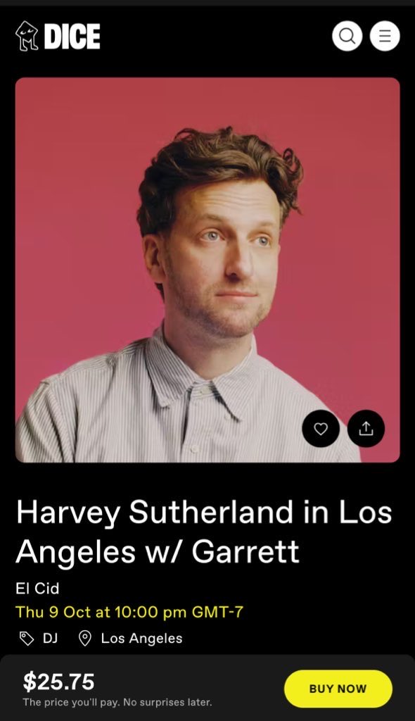 DaMFunK's tweet image. 🚨 @Glydezone Recordings’ GARRETT
 contributes another rare performance
tonite in Los Angeles opening for Australian 
based synthesist / artist: @harvysutherland.

This will be at @elcidsunset &amp;amp; starts at 10pm.

Roll out.

🎟️: dice.fm/event/7dre59-h… •
